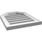 Ekena Millwork Octagonal Top Surface Mount PVC Gable Vent w/ 2"W x 1-1/2"P Brickmould Frame, 16"W x 20"H GVPOT16X2002SF - alternate 2